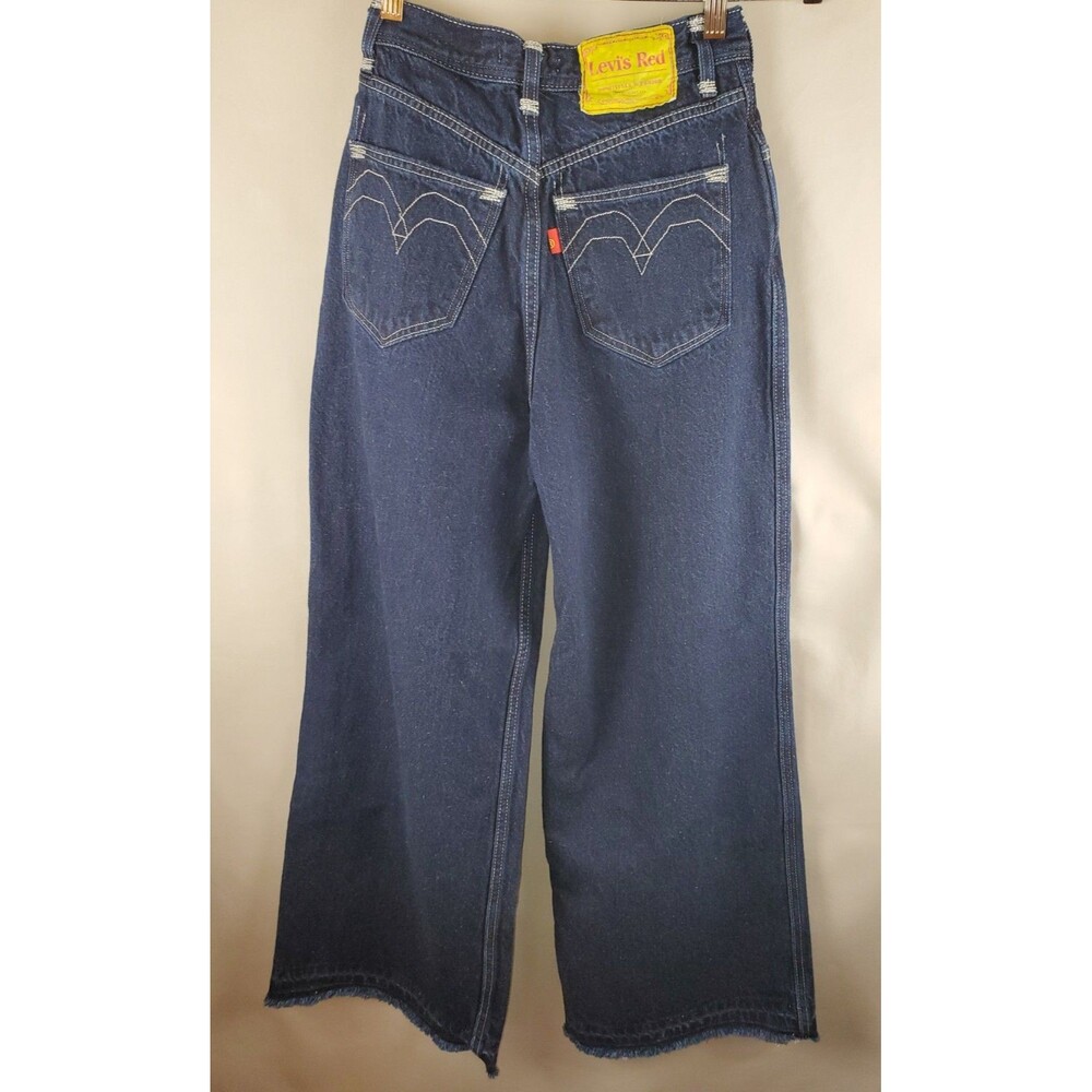 Levi's Vintage Red Positively Superior High Wide Leg Loose Jeans  24 X 28